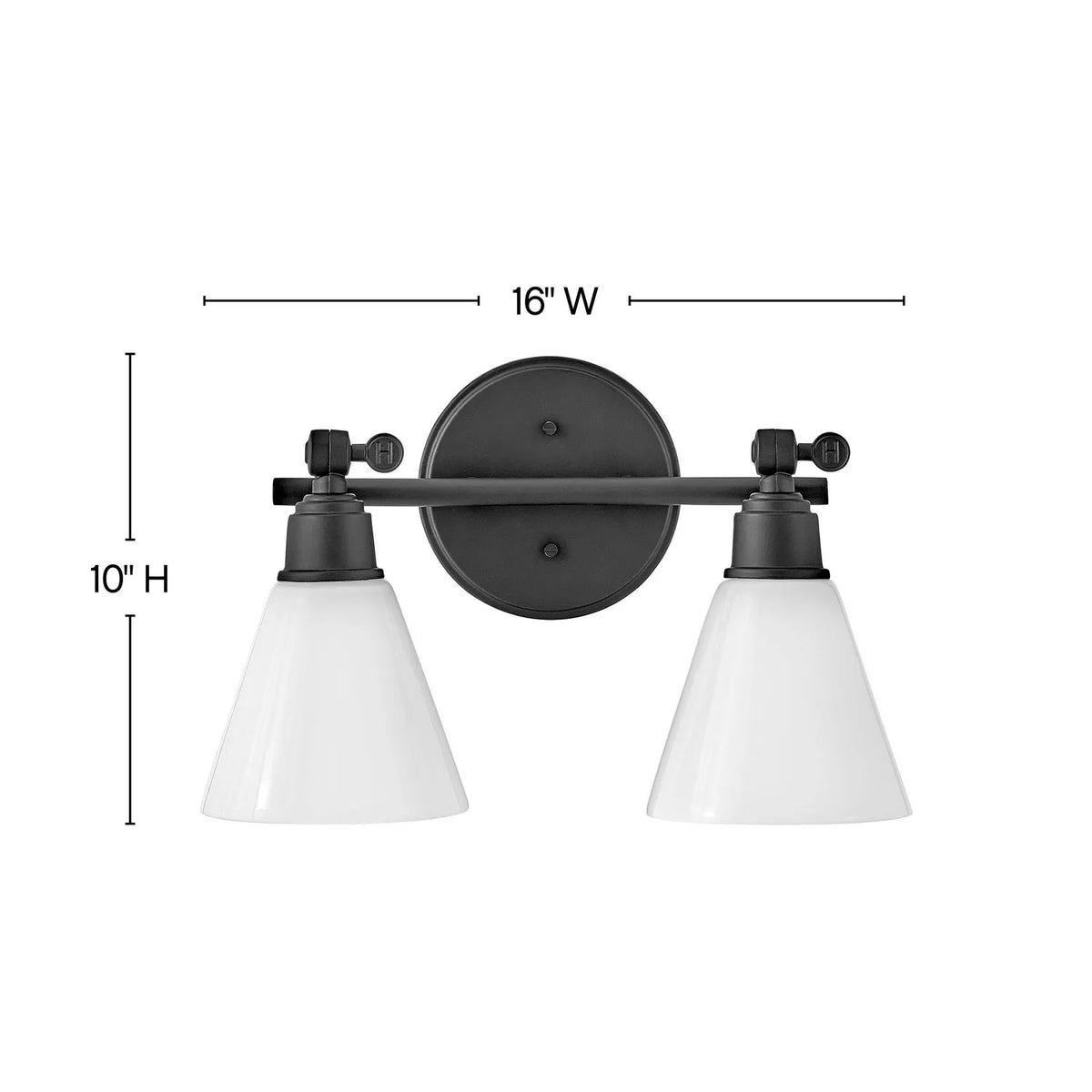 Hinkley Lighting - Arti Vanity - 51180BK | Montreal Lighting & Hardware