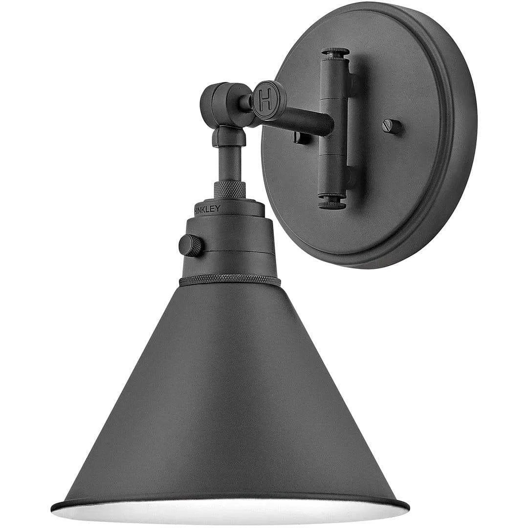 Hinkley Lighting - Arti Wall Sconce - 3691BK | Montreal Lighting & Hardware