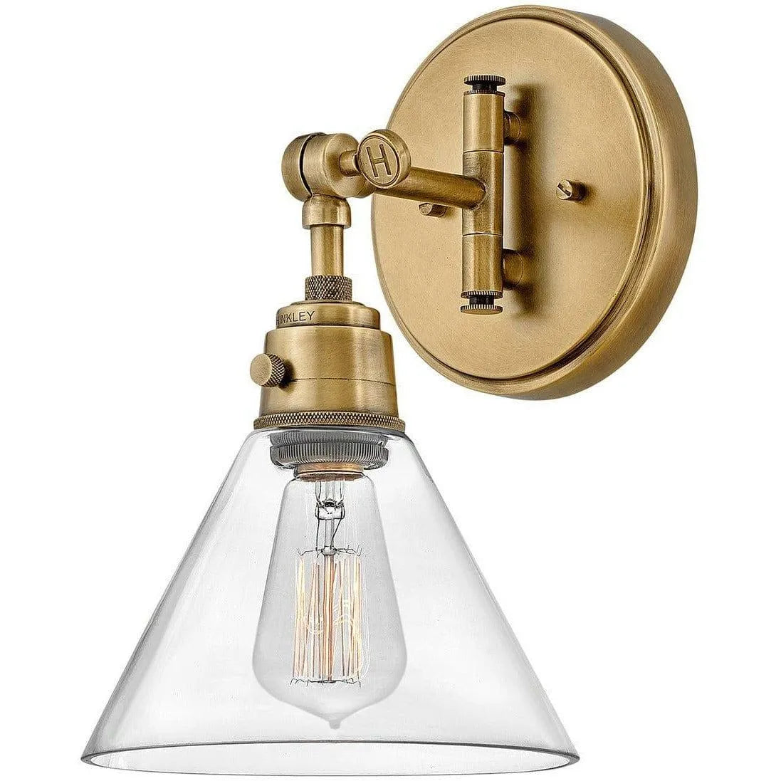 Hinkley Lighting - Arti Wall Sconce - 3691HB-CL | Montreal Lighting & Hardware