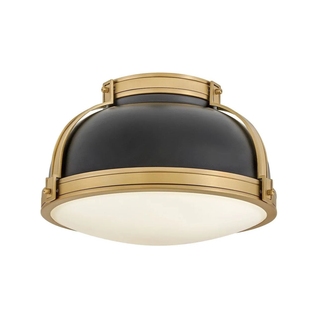 Hinkley Lighting - Barton LED Flush Mount - 46351BK-LCB | Montreal Lighting & Hardware