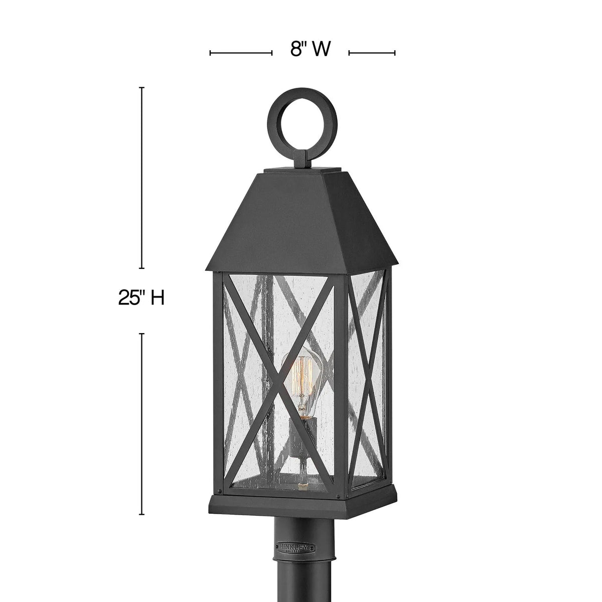 Hinkley Lighting - Briar Post Top or Pier Mount Lantern - 23301MB | Montreal Lighting & Hardware