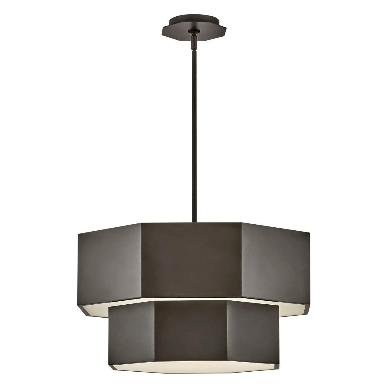 Hinkley Lighting - Facet LED Convertible Chandelier - 46994BX | Montreal Lighting & Hardware