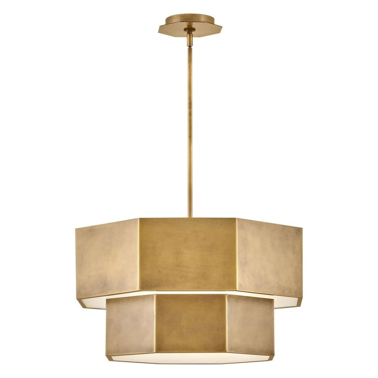 Hinkley Lighting - Facet LED Convertible Chandelier - 46994HB | Montreal Lighting & Hardware