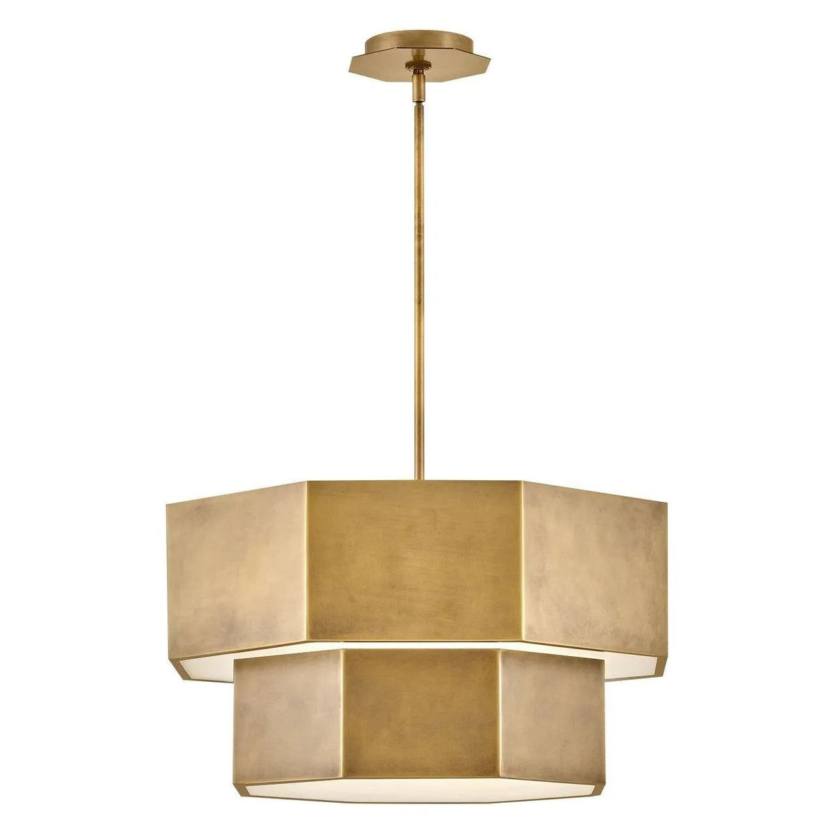 Hinkley Lighting - Facet LED Convertible Chandelier - 46994HB | Montreal Lighting & Hardware