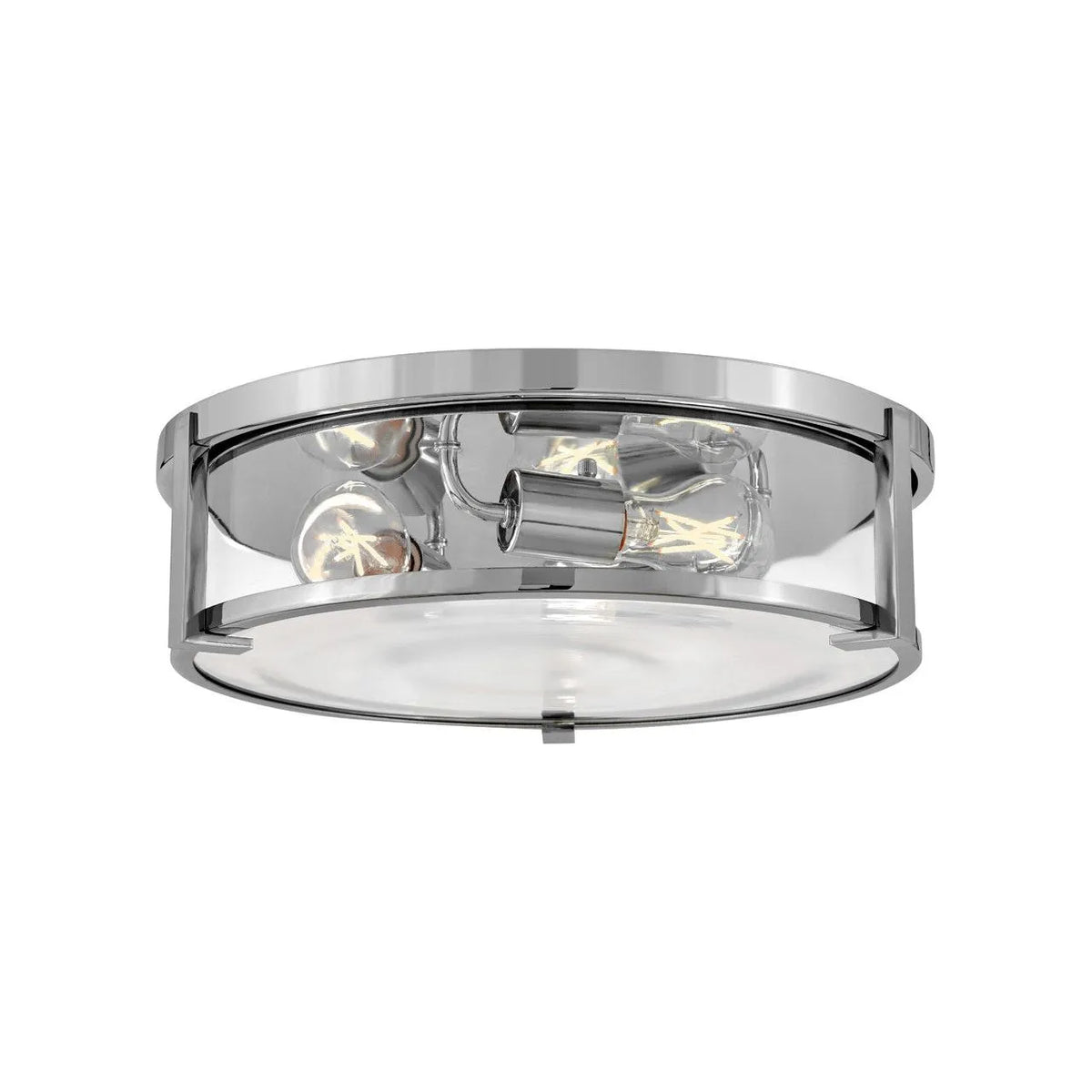 Hinkley Lighting - Lowell LED Flush Mount - 3243CM-CL | Montreal Lighting & Hardware