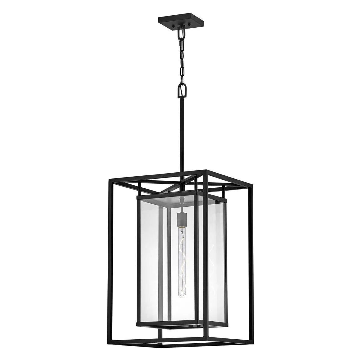 Hinkley Lighting - Max LED Hanging Lantern - 2592BK-LL | Montreal Lighting & Hardware