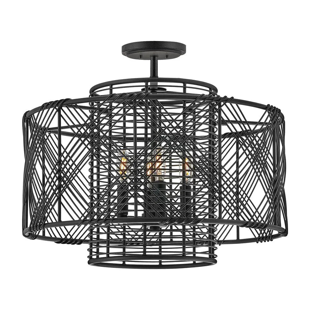 Hinkley Lighting - Nikko Pendant - 41063BLK | Montreal Lighting & Hardware