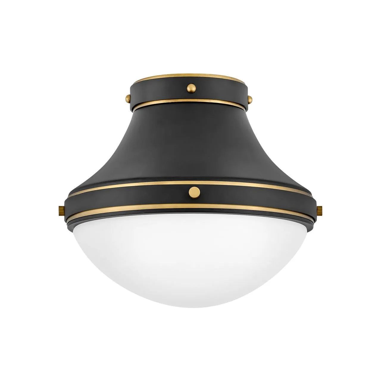 Hinkley Lighting - Oliver LED Flush Mount - 39051BK | Montreal Lighting & Hardware