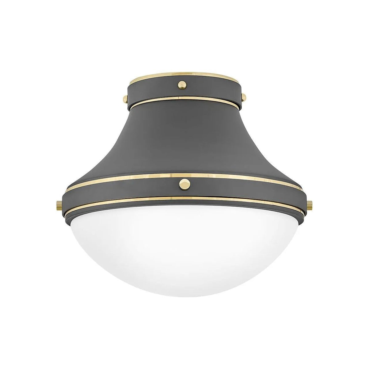 Hinkley Lighting - Oliver LED Flush Mount - 39051DMG | Montreal Lighting & Hardware