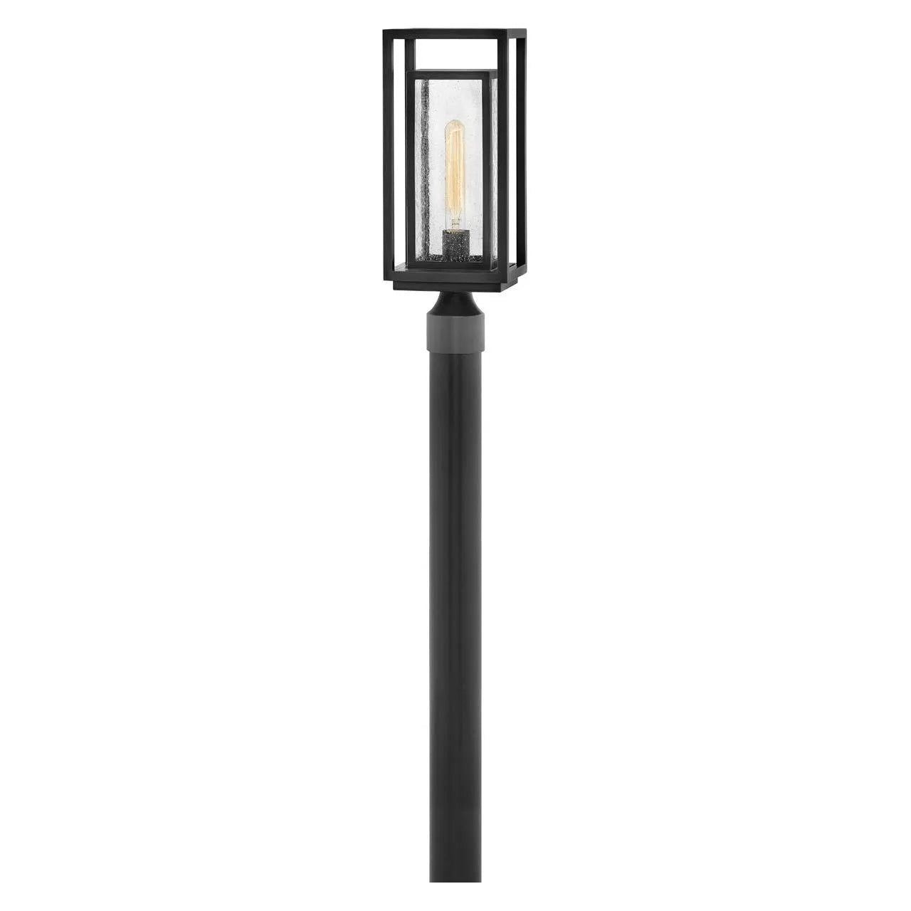 Hinkley Lighting - Republic LED Post Top or Pier Mount Lantern - 1001BK-LV | Montreal Lighting & Hardware