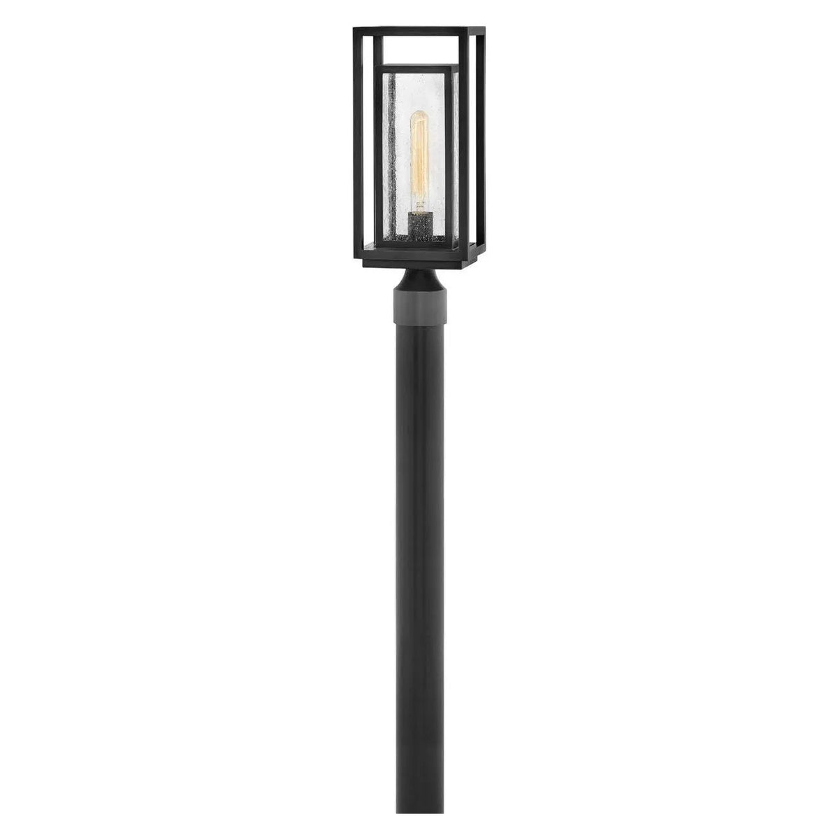 Hinkley Lighting - Republic LED Post Top or Pier Mount Lantern - 1001BK-LV | Montreal Lighting & Hardware