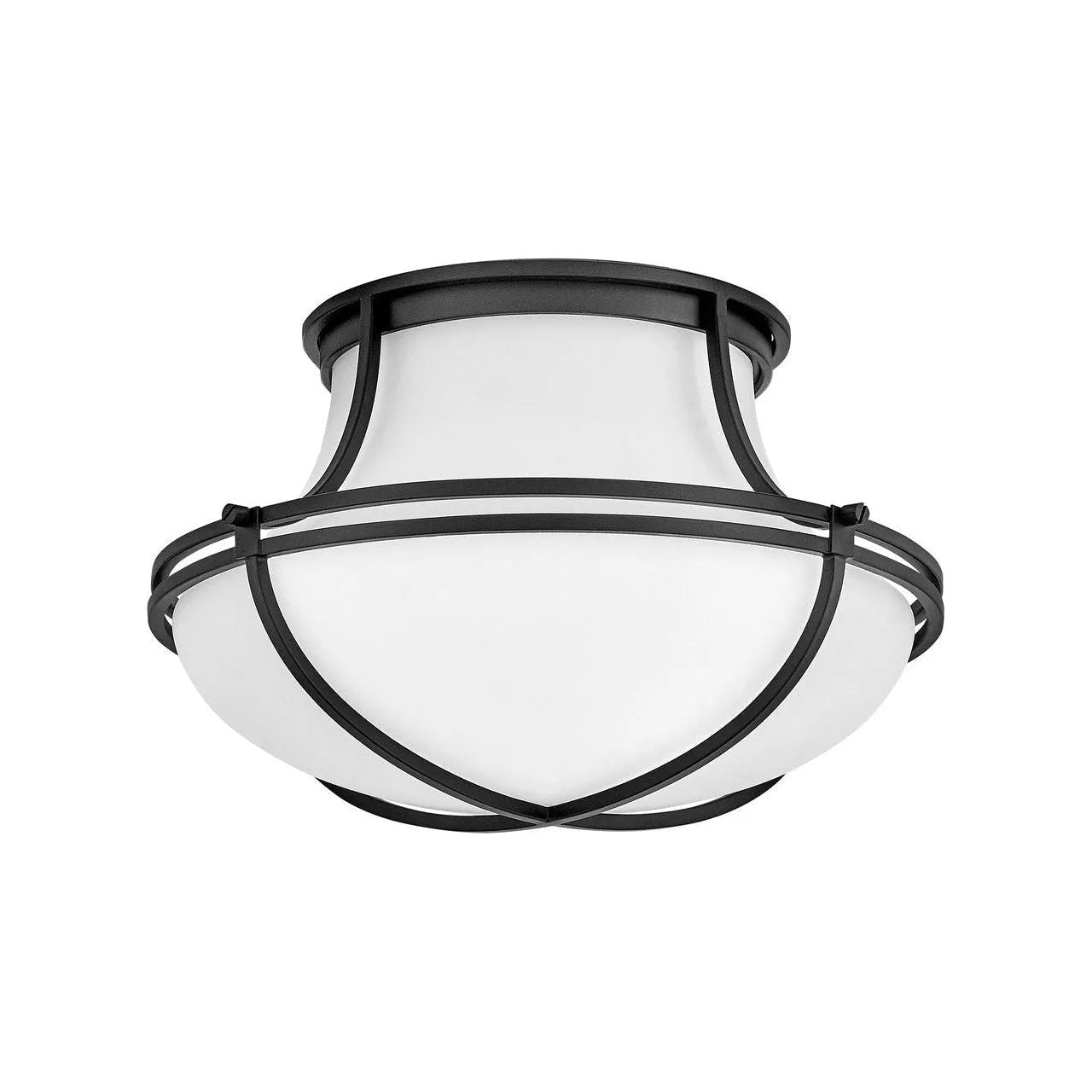 Hinkley Lighting - Saddler LED Flush Mount - 44491BK | Montreal Lighting & Hardware