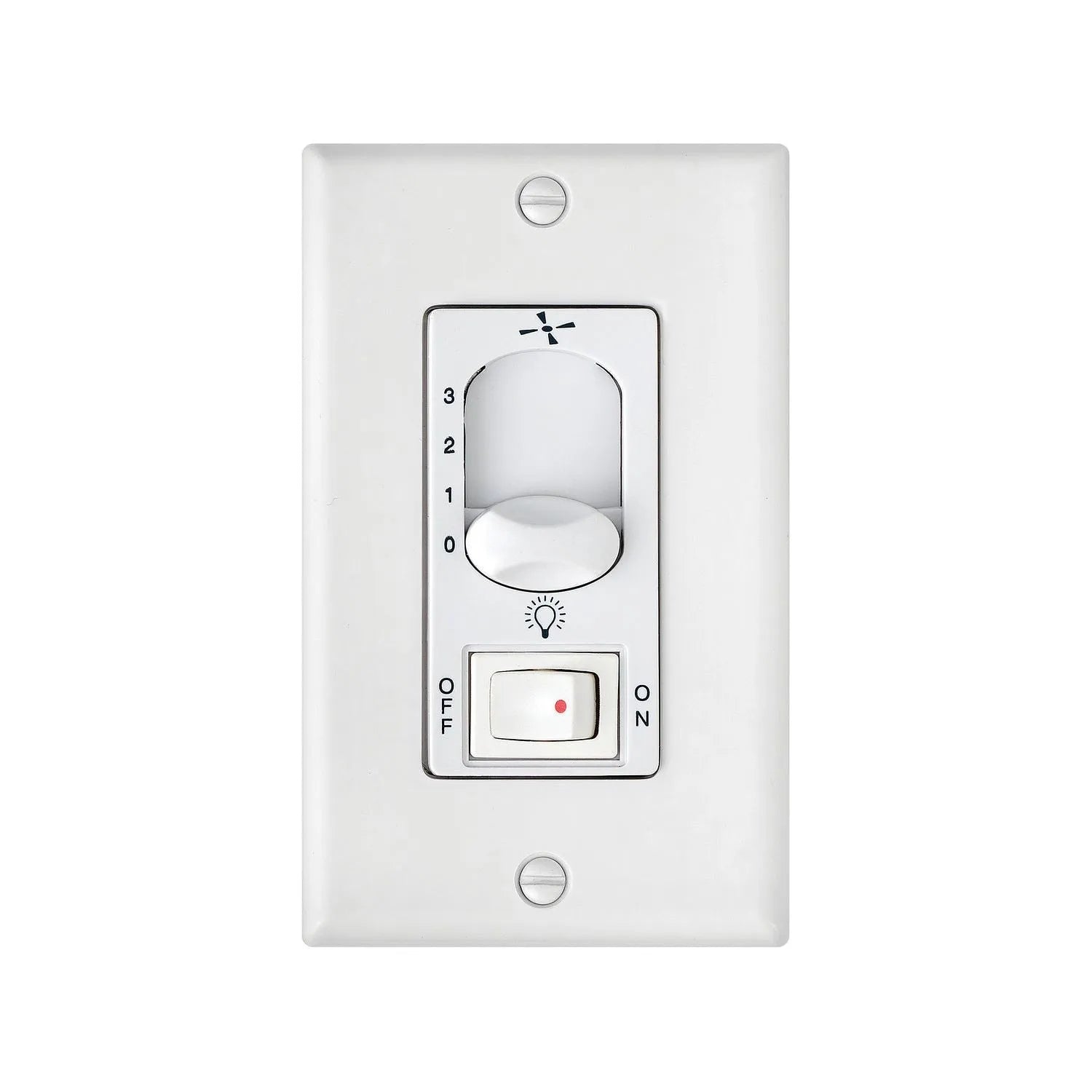 Hinkley Lighting - Wall Contol 3 Spd On/Off Lt Sw Wall Contol - 980009FWH | Montreal Lighting & Hardware