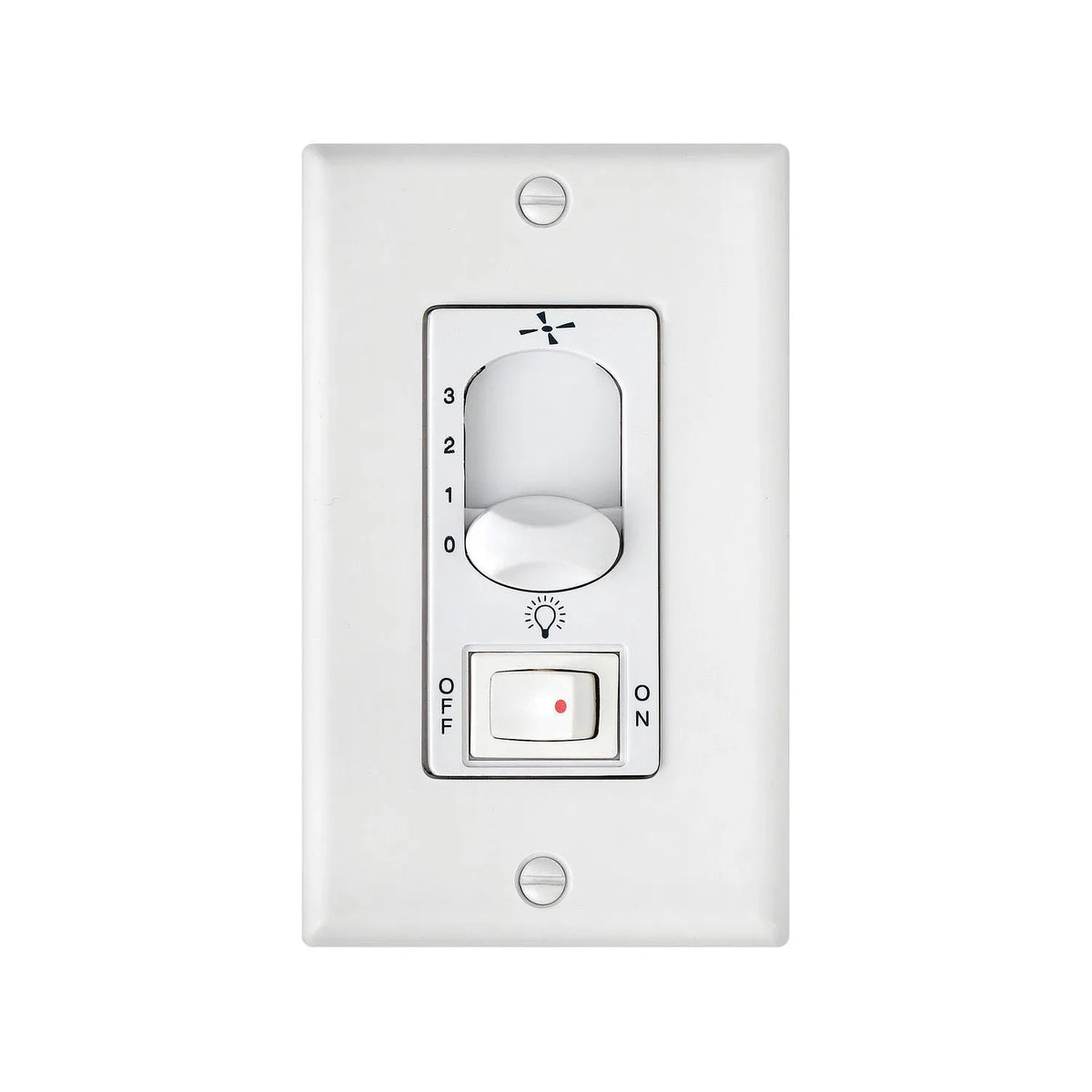 Hinkley Lighting - Wall Contol 3 Spd On/Off Lt Sw Wall Contol - 980009FWH | Montreal Lighting & Hardware