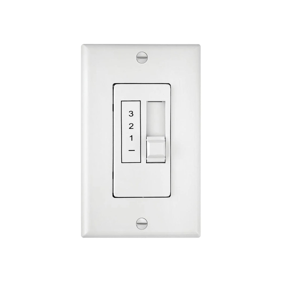 Hinkley Lighting - Wall Control 3 Spd Slide 5 Amp Wall Contol - 980012FWH | Montreal Lighting & Hardware