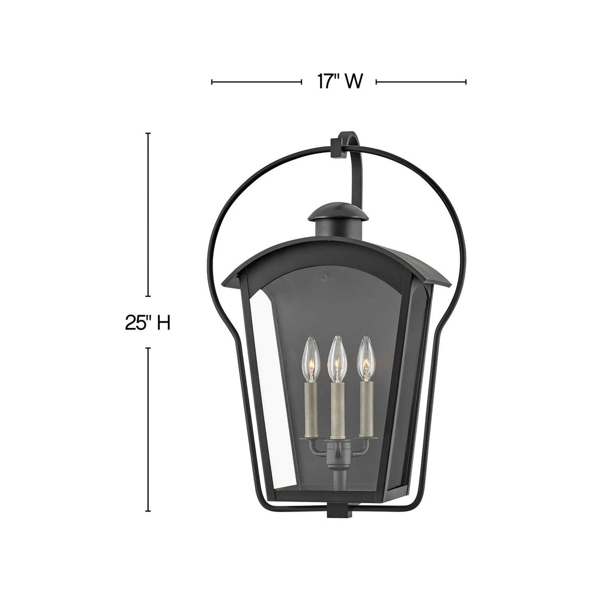 Hinkley Lighting - Yale Wall Mount - 13300BK | Montreal Lighting & Hardware