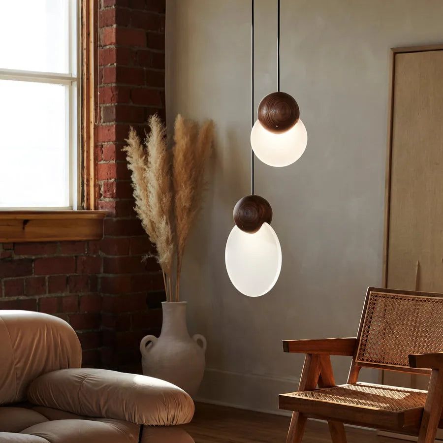 Hollis+Morris - Anchor Pendant - ACHRPENDANT-LG-OKB-CLR | Montreal Lighting & Hardware