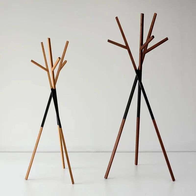 Hollis+Morris - Bellwoods Clothes Rack - BELLSTANDARD-OAKBLACK-BK | Montreal Lighting & Hardware