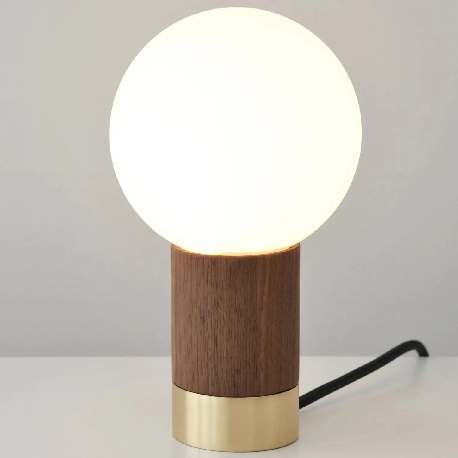 Hollis+Morris - Catkin Table Lamp - CATKTABLE-OKB-BBR | Montreal Lighting & Hardware