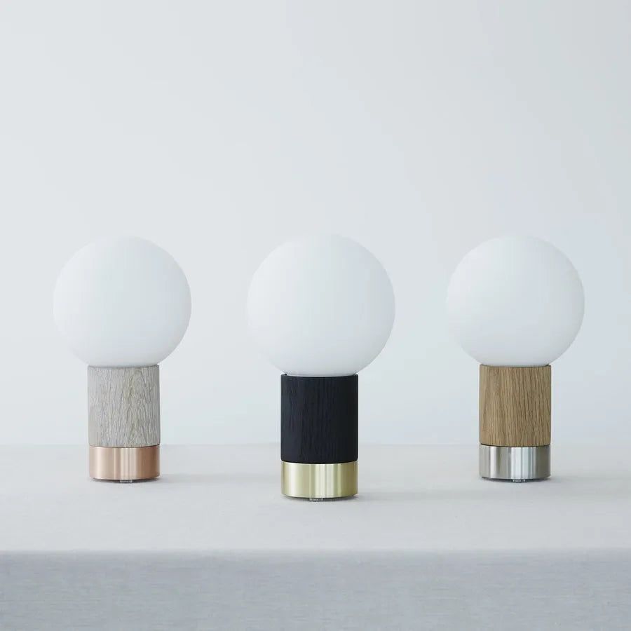 Hollis+Morris - Catkin Table Lamp - CATKTABLE-OKB-BBR | Montreal Lighting & Hardware