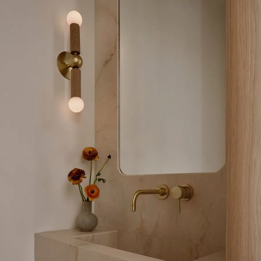 Hollis+Morris - Constellation Wall Sconce - CONSWALL-OKB-BLK | Montreal Lighting & Hardware