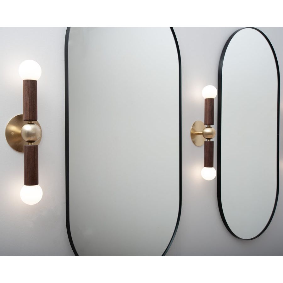 Hollis+Morris - Constellation Wall Sconce - CONSWALL-OKB-BLK | Montreal Lighting & Hardware