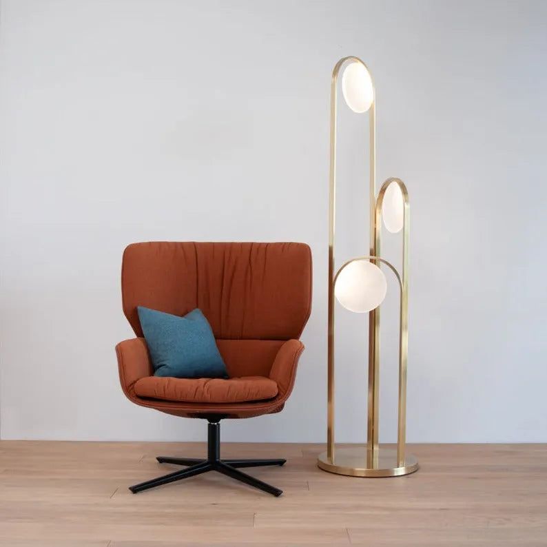 Hollis+Morris - Ellipse Floor Lamp - ELPSFLOOR-BLK | Montreal Lighting & Hardware