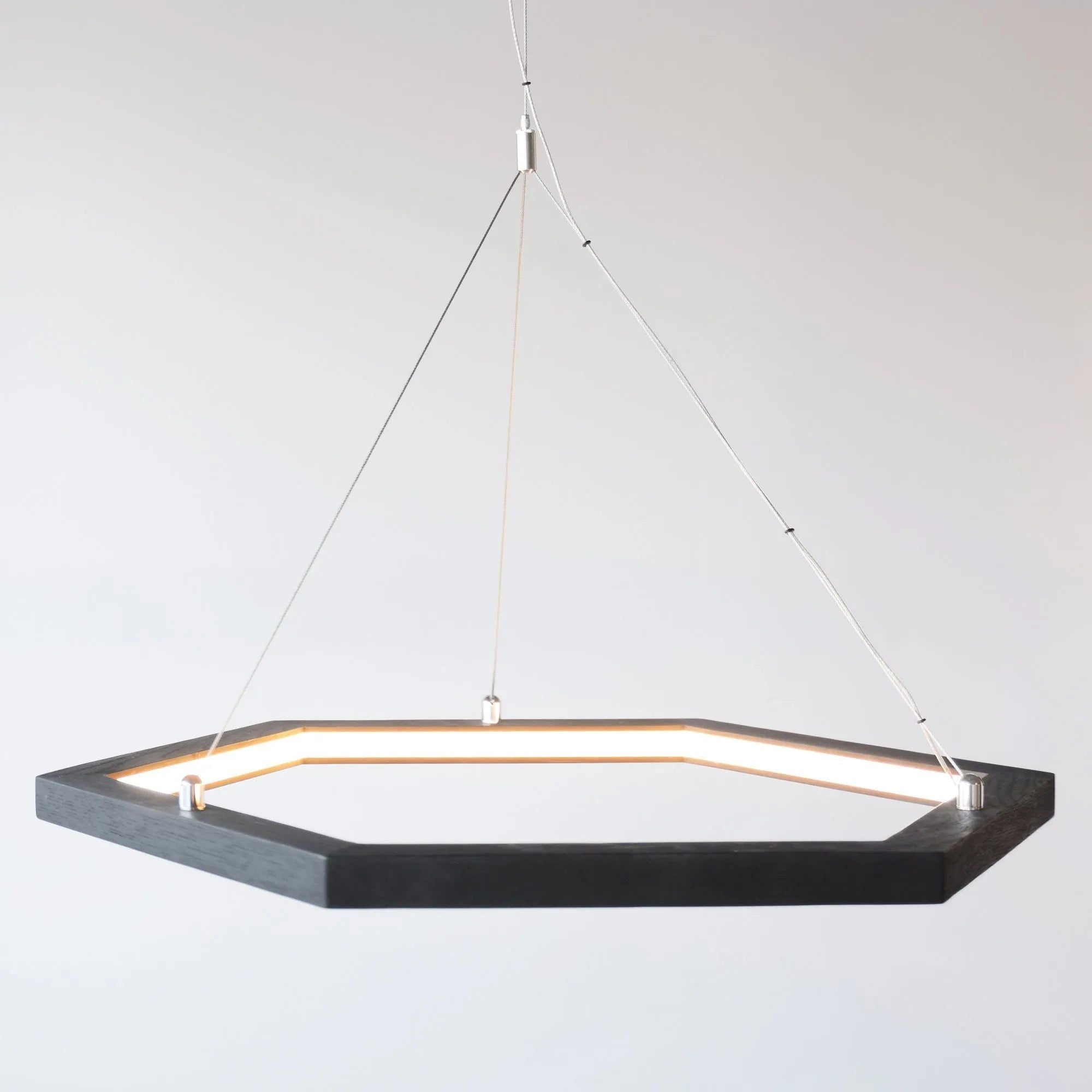 Hollis+Morris - Hexagon Pendant - HEXAPENDANT-MED-OKB | Montreal Lighting & Hardware