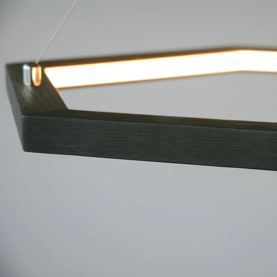 Hollis+Morris - Hexagon Pendant - HEXAPENDANT-MED-OKB | Montreal Lighting & Hardware