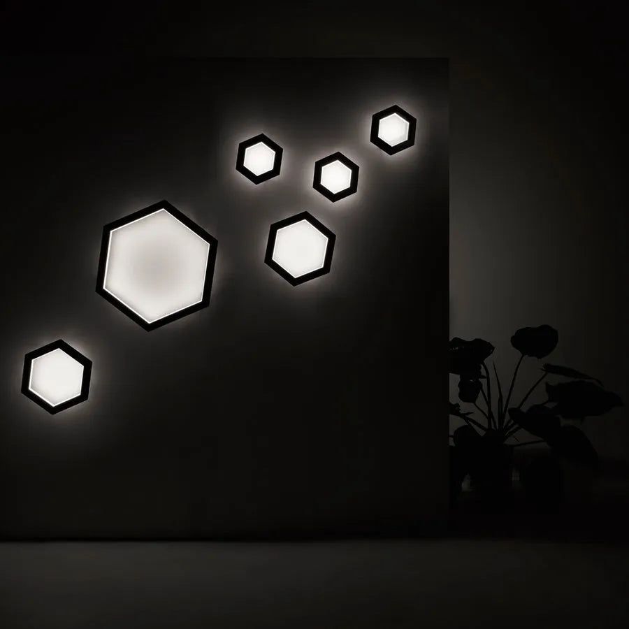 Hollis+Morris - Hexagon Wall Light - HEXASCONCE-MED-OKB | Montreal Lighting & Hardware