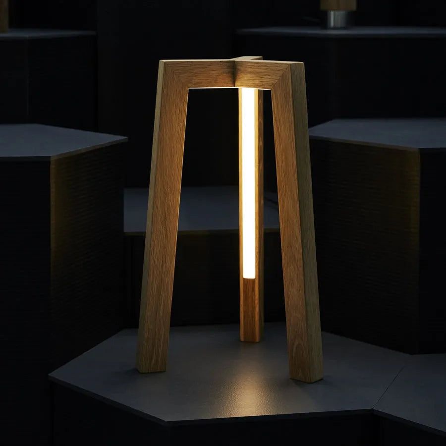 Hollis+Morris - Junction Table Lamp - JCTNTABLE-OKB | Montreal Lighting & Hardware