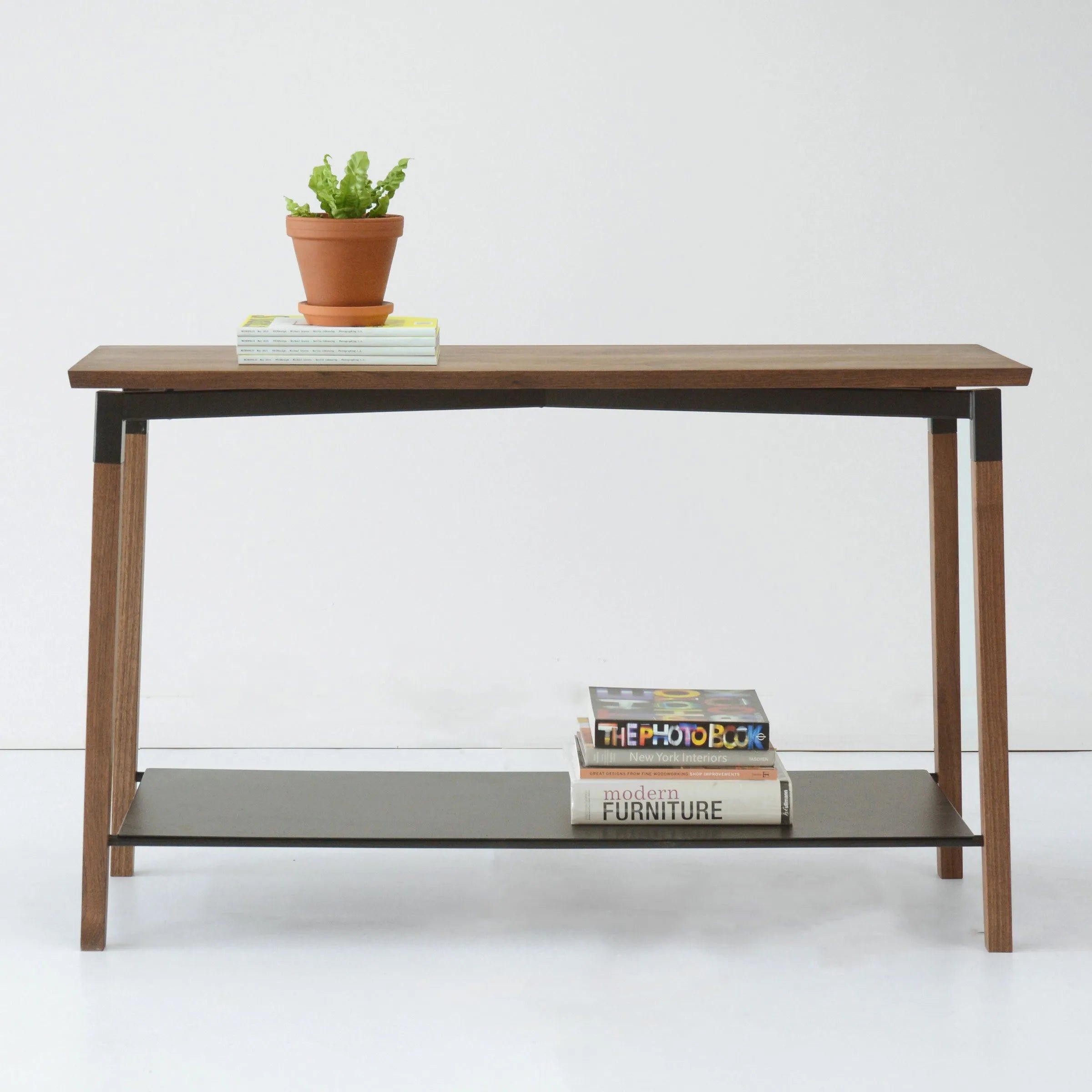 Hollis+Morris - Parkdale Console - PARKCONSOLE-OKB-BK | Montreal Lighting & Hardware