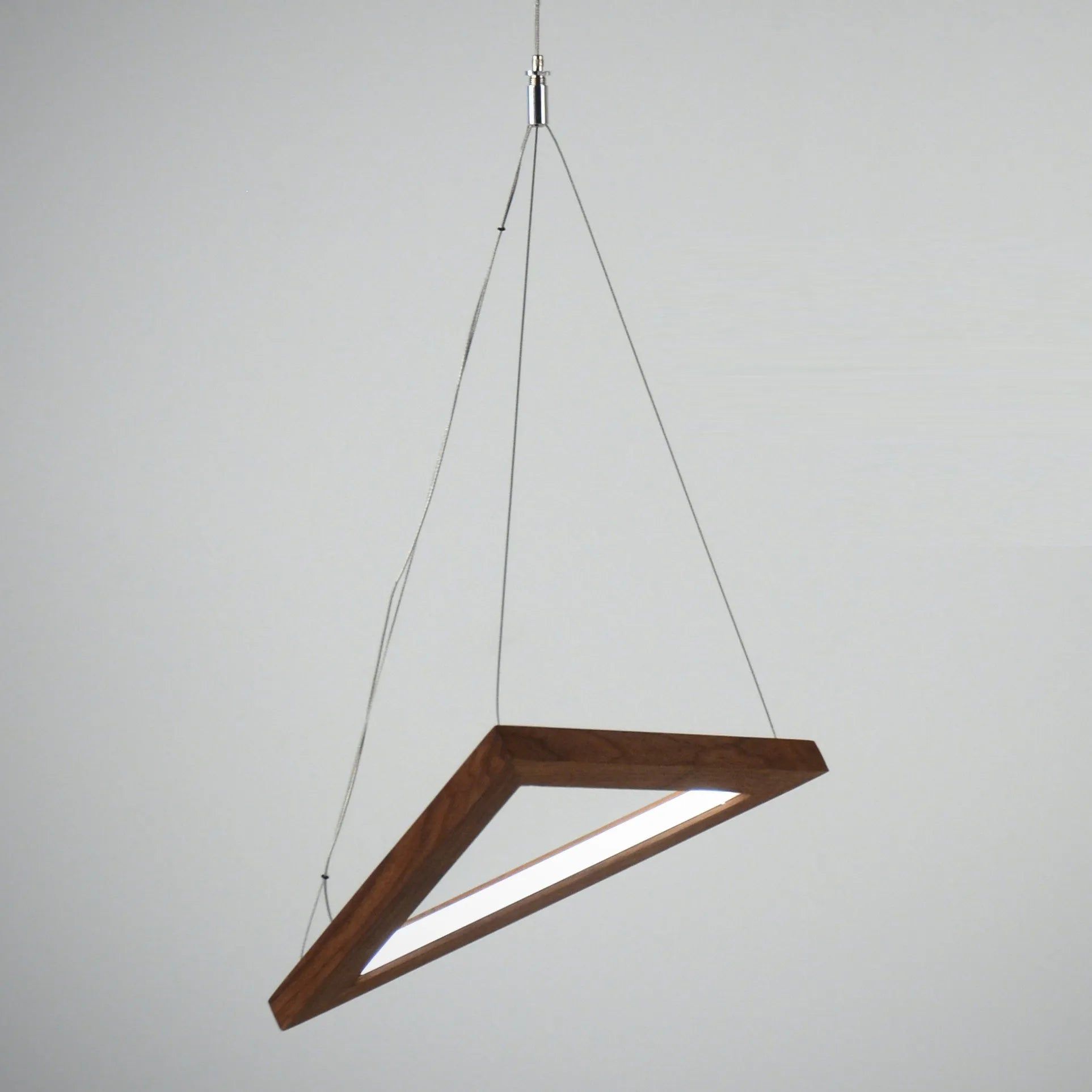 Hollis+Morris - Triangle Pendant - TRIAPENDANT-LG-OKB | Montreal Lighting & Hardware