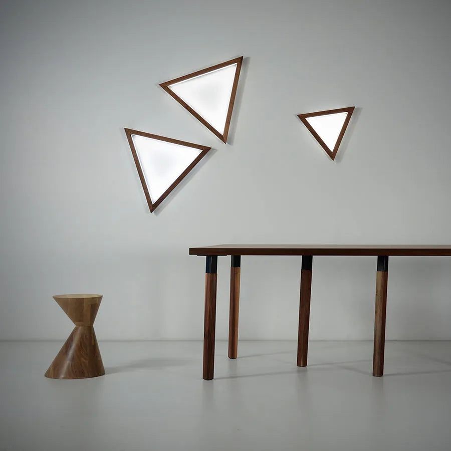 Hollis+Morris - Triangle Wall Light - TRIASCONCE-LG-OKB | Montreal Lighting & Hardware