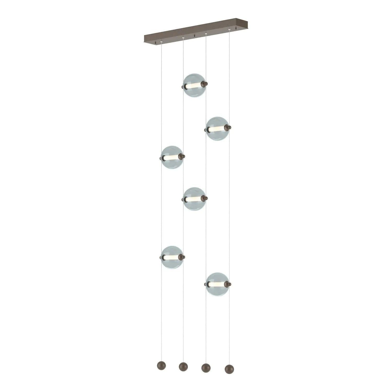 Hubbardton Forge - Abacus Ceiling to Floor LED Pendant - 139055-LED-STND-05-YL0668 | Montreal Lighting & Hardware