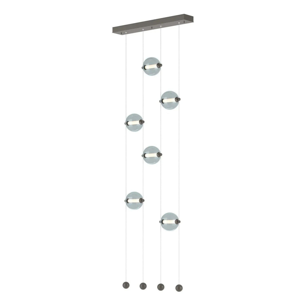 Hubbardton Forge - Abacus Ceiling to Floor LED Pendant - 139055-LED-STND-07-YL0668 | Montreal Lighting & Hardware