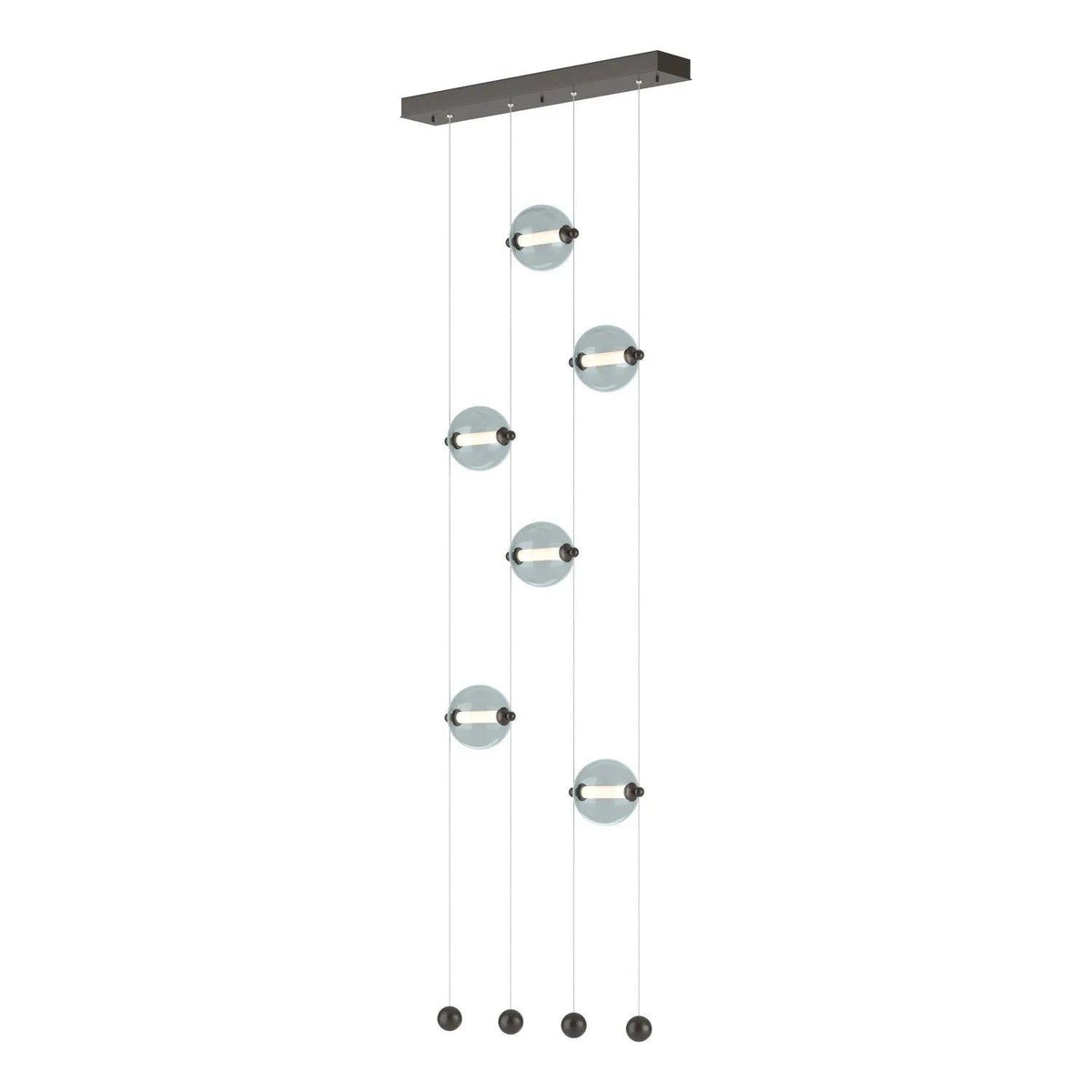 Hubbardton Forge - Abacus Ceiling to Floor LED Pendant - 139055-LED-STND-14-YL0668 | Montreal Lighting & Hardware