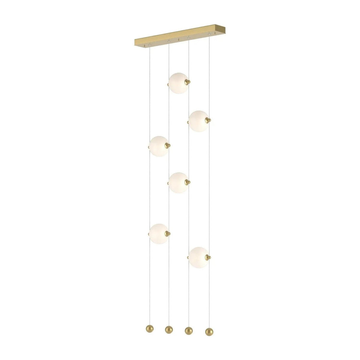 Hubbardton Forge - Abacus Ceiling to Floor LED Pendant - 139055-LED-STND-86-GG0668 | Montreal Lighting & Hardware