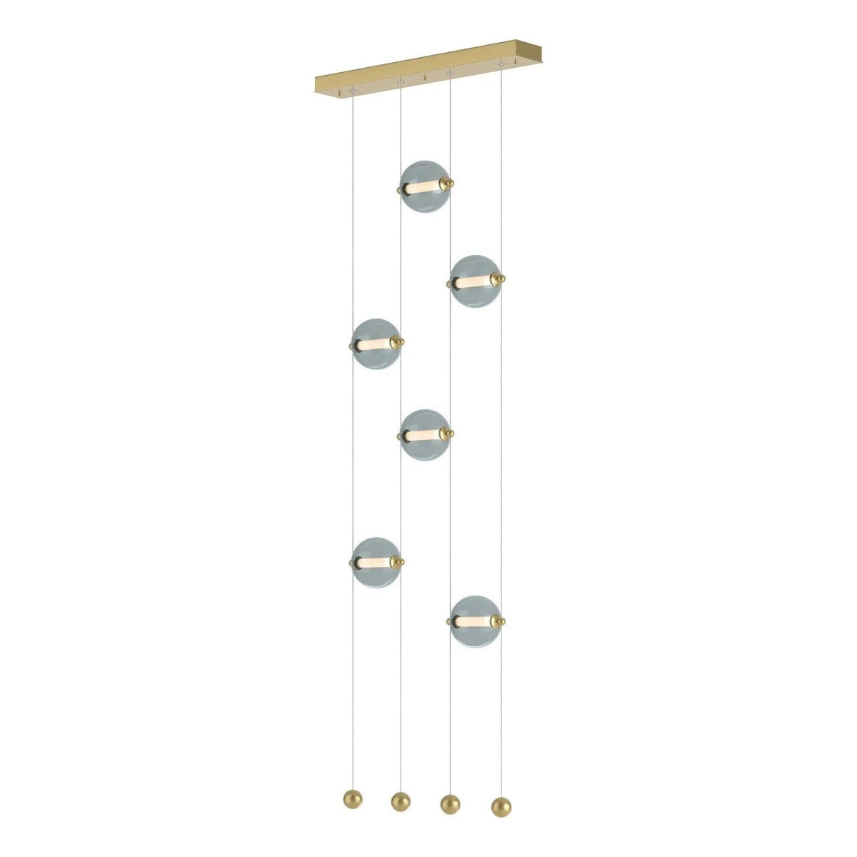 Hubbardton Forge - Abacus Ceiling to Floor LED Pendant - 139055-LED-STND-86-YL0668 | Montreal Lighting & Hardware