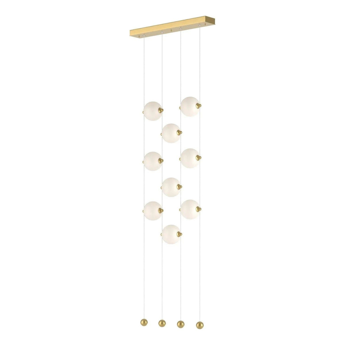 Hubbardton Forge - Abacus Ceiling to Floor LED Pendant - 139057-LED-STND-86-GG0668 | Montreal Lighting & Hardware