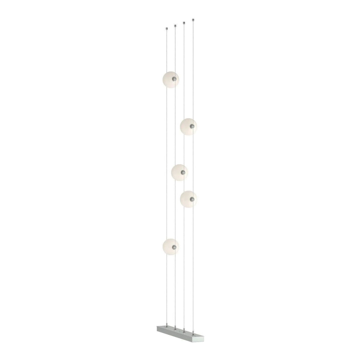 Hubbardton Forge - Abacus Floor to Ceiling LED Pendant (Plug-In) - 289520-LED-STND-82-GG0668 | Montreal Lighting & Hardware