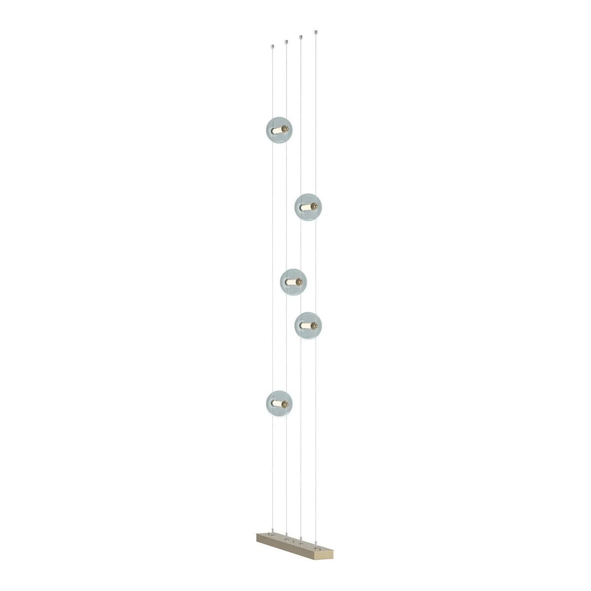 Hubbardton Forge - Abacus Floor to Ceiling LED Pendant (Plug-In) - 289520-LED-STND-84-YL0668 | Montreal Lighting & Hardware