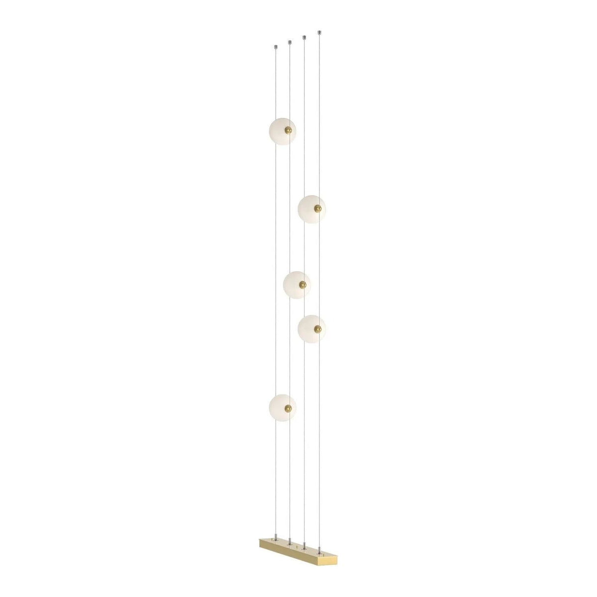 Hubbardton Forge - Abacus Floor to Ceiling LED Pendant (Plug-In) - 289520-LED-STND-86-GG0668 | Montreal Lighting & Hardware