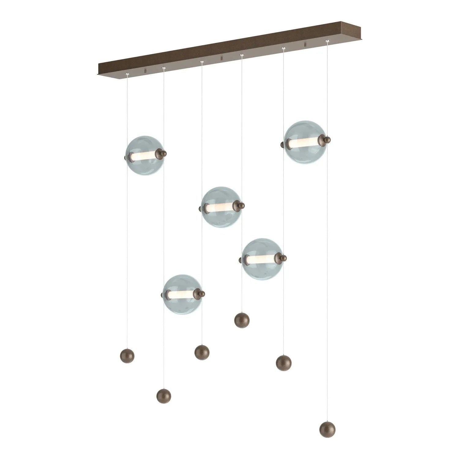 Hubbardton Forge - Abacus LED Linear Pendant - 139050-LED-STND-05-YL0668 | Montreal Lighting & Hardware