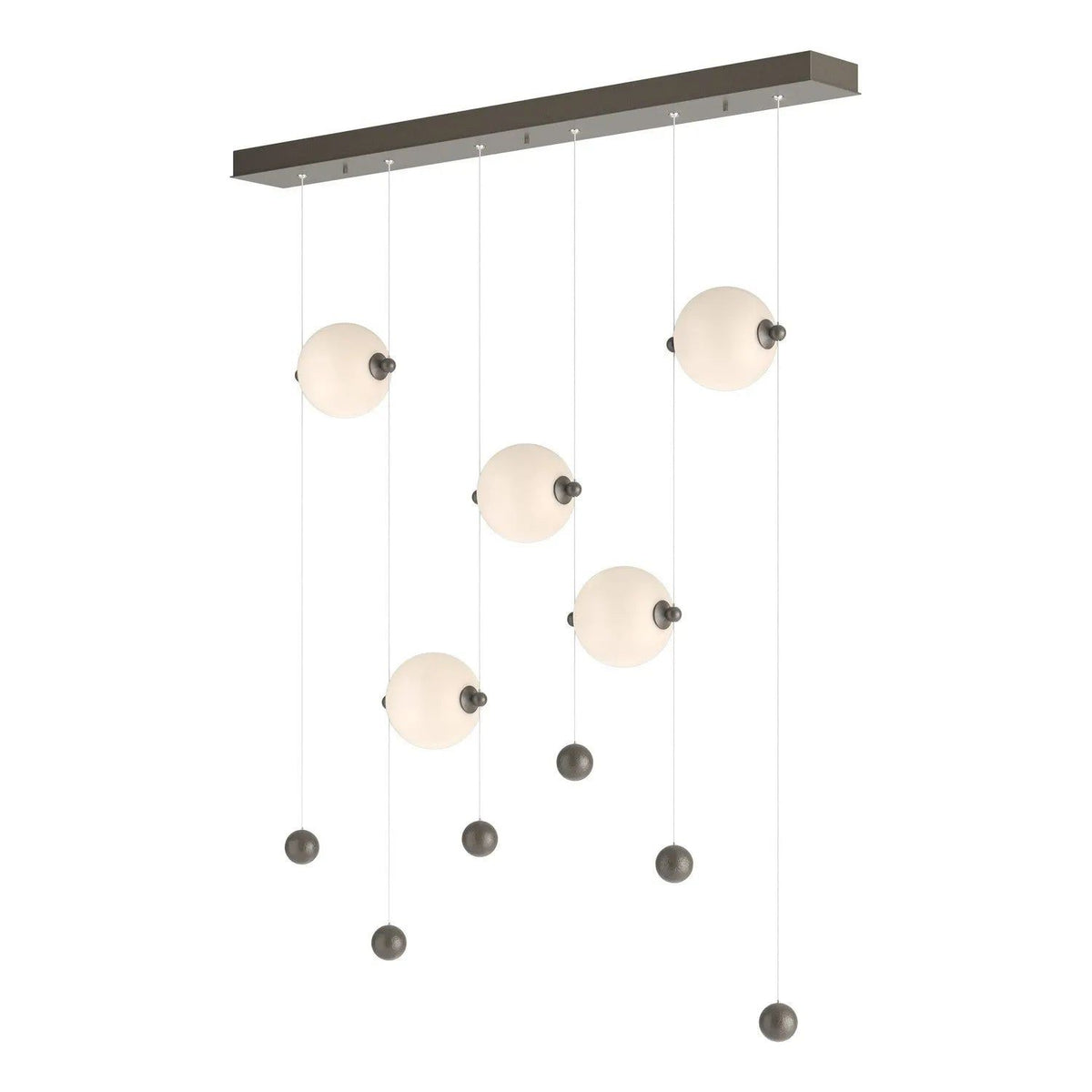 Hubbardton Forge - Abacus LED Linear Pendant - 139050-LED-STND-07-GG0668 | Montreal Lighting & Hardware