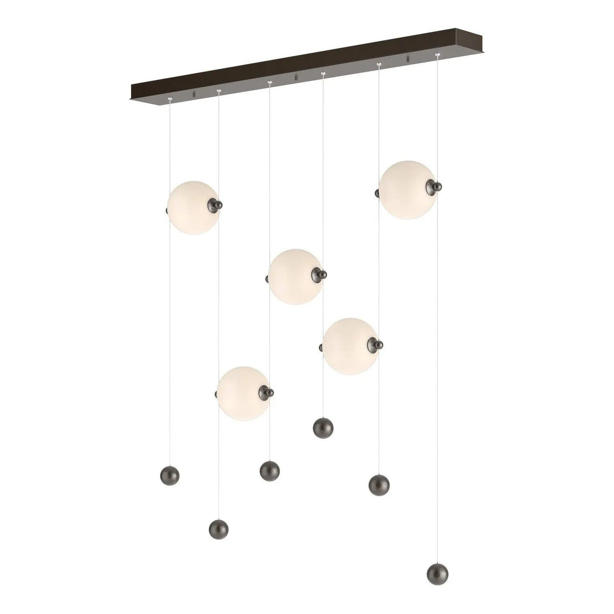 Hubbardton Forge - Abacus LED Linear Pendant - 139050-LED-STND-14-GG0668 | Montreal Lighting & Hardware