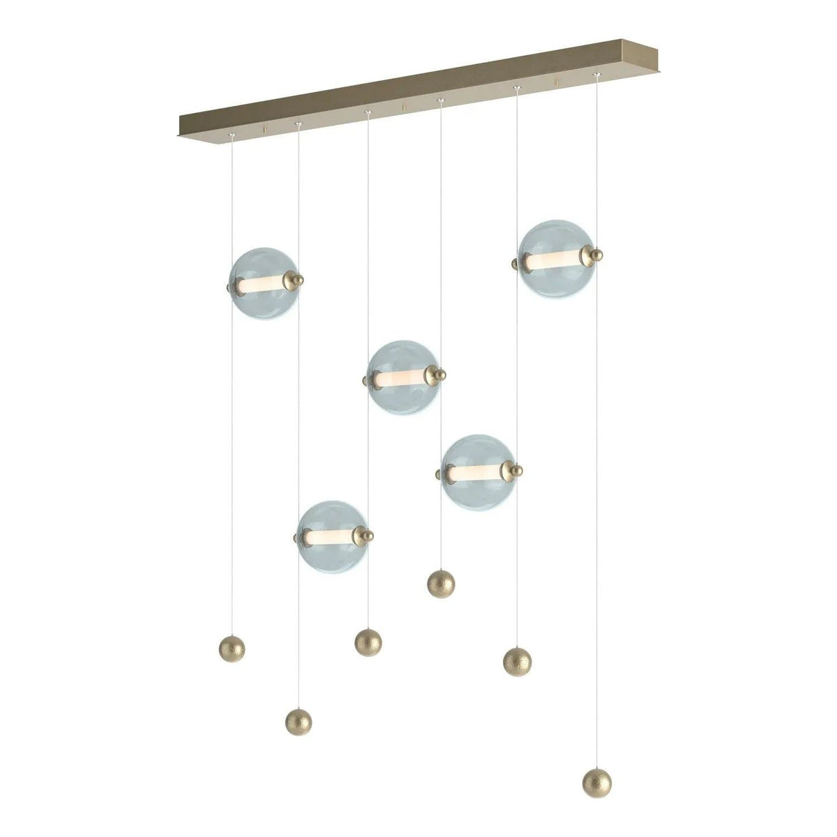 Hubbardton Forge - Abacus LED Linear Pendant - 139050-LED-STND-84-YL0668 | Montreal Lighting & Hardware