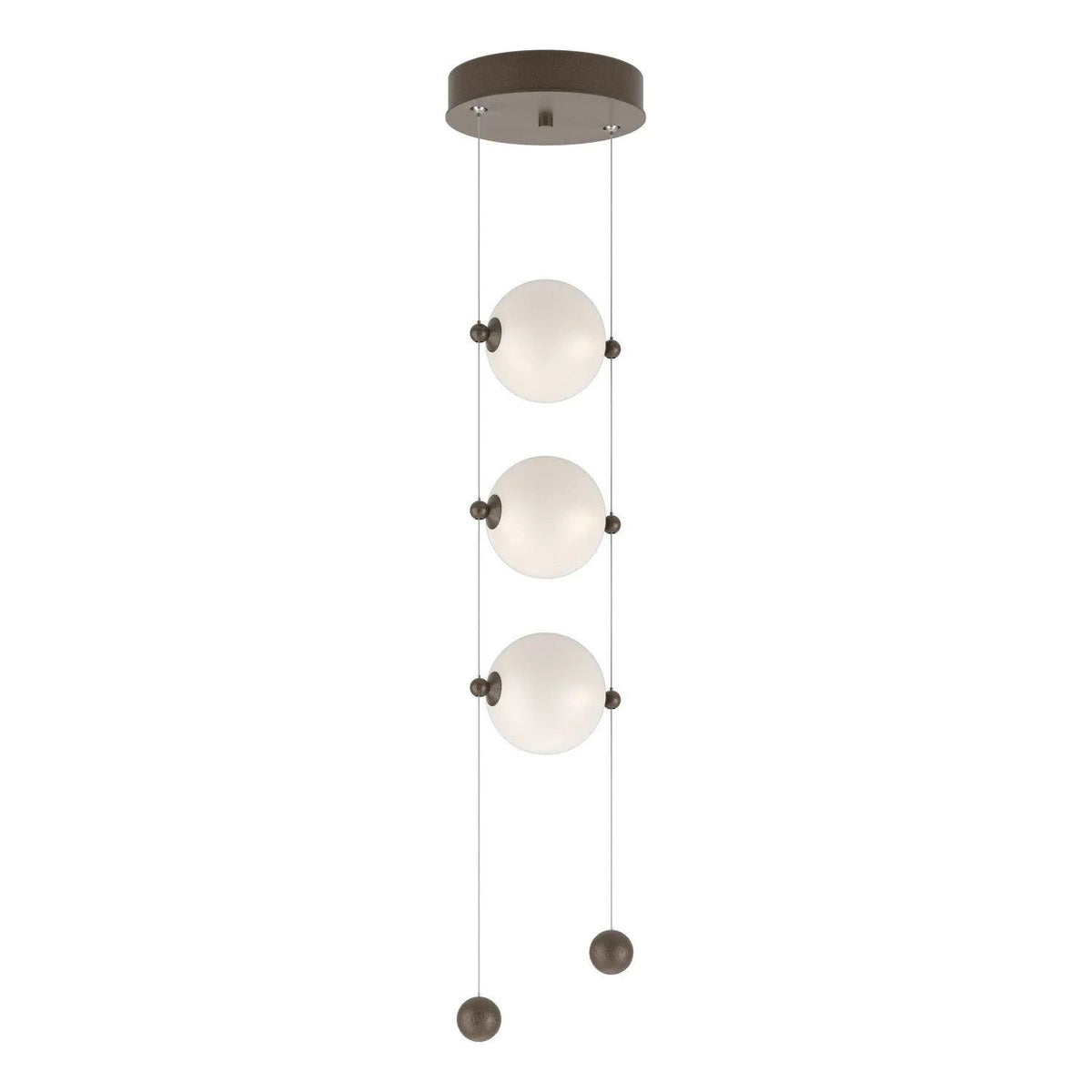 Hubbardton Forge - Abacus LED Multi-Light Pendant - 139059-LED-STND-05-GG0668 | Montreal Lighting & Hardware