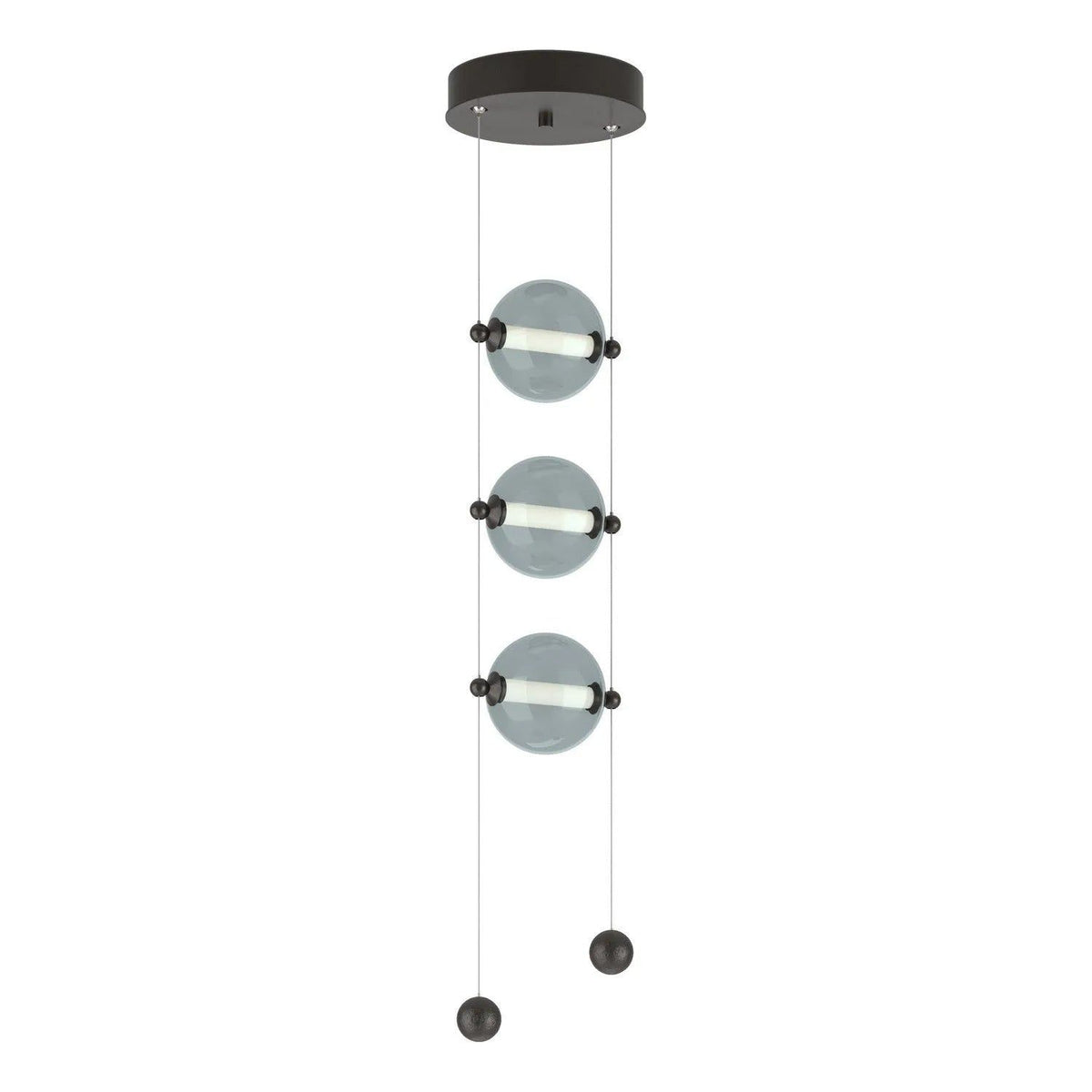 Hubbardton Forge - Abacus LED Multi-Light Pendant - 139059-LED-STND-14-YL0668 | Montreal Lighting & Hardware