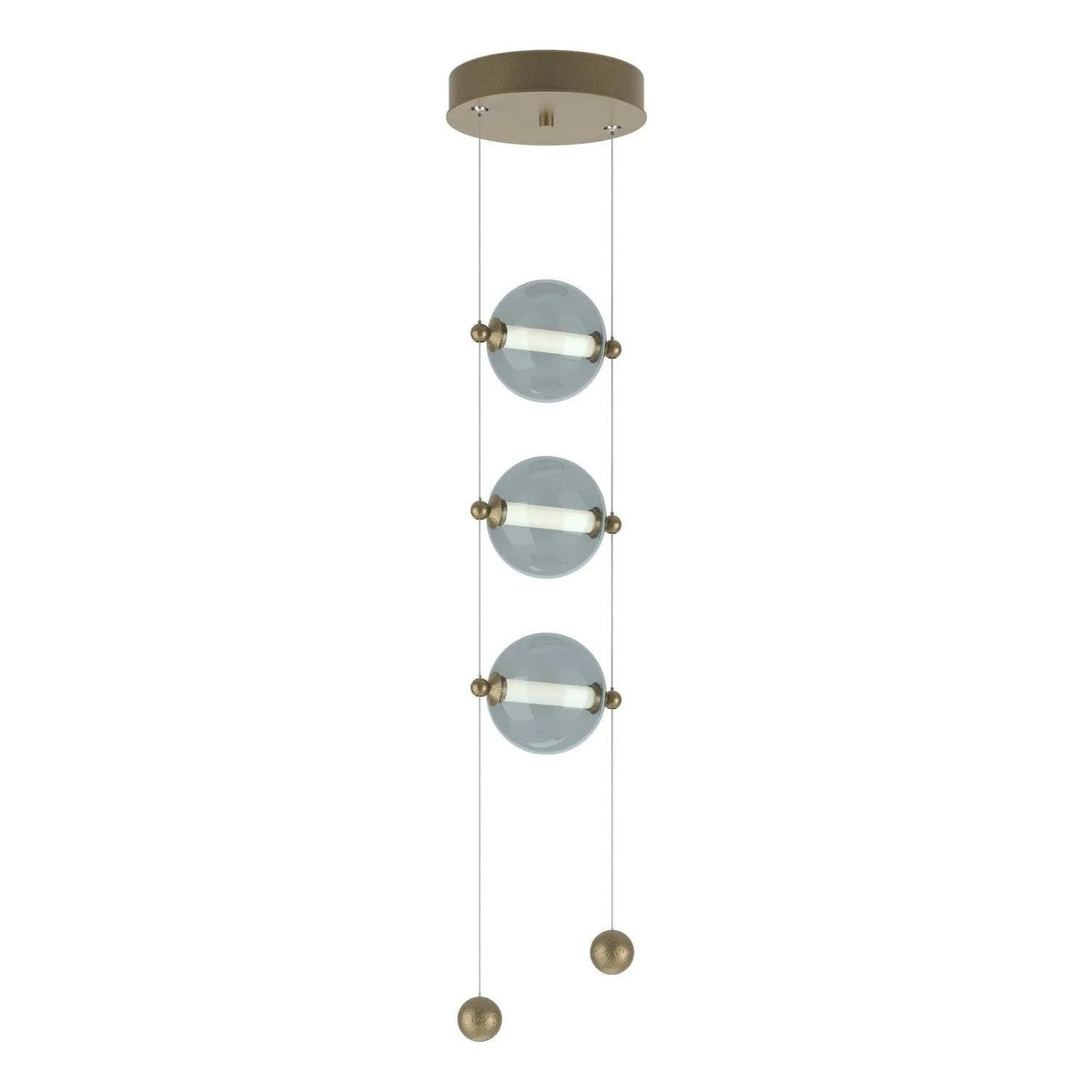 Hubbardton Forge - Abacus LED Multi-Light Pendant - 139059-LED-STND-84-YL0668 | Montreal Lighting & Hardware